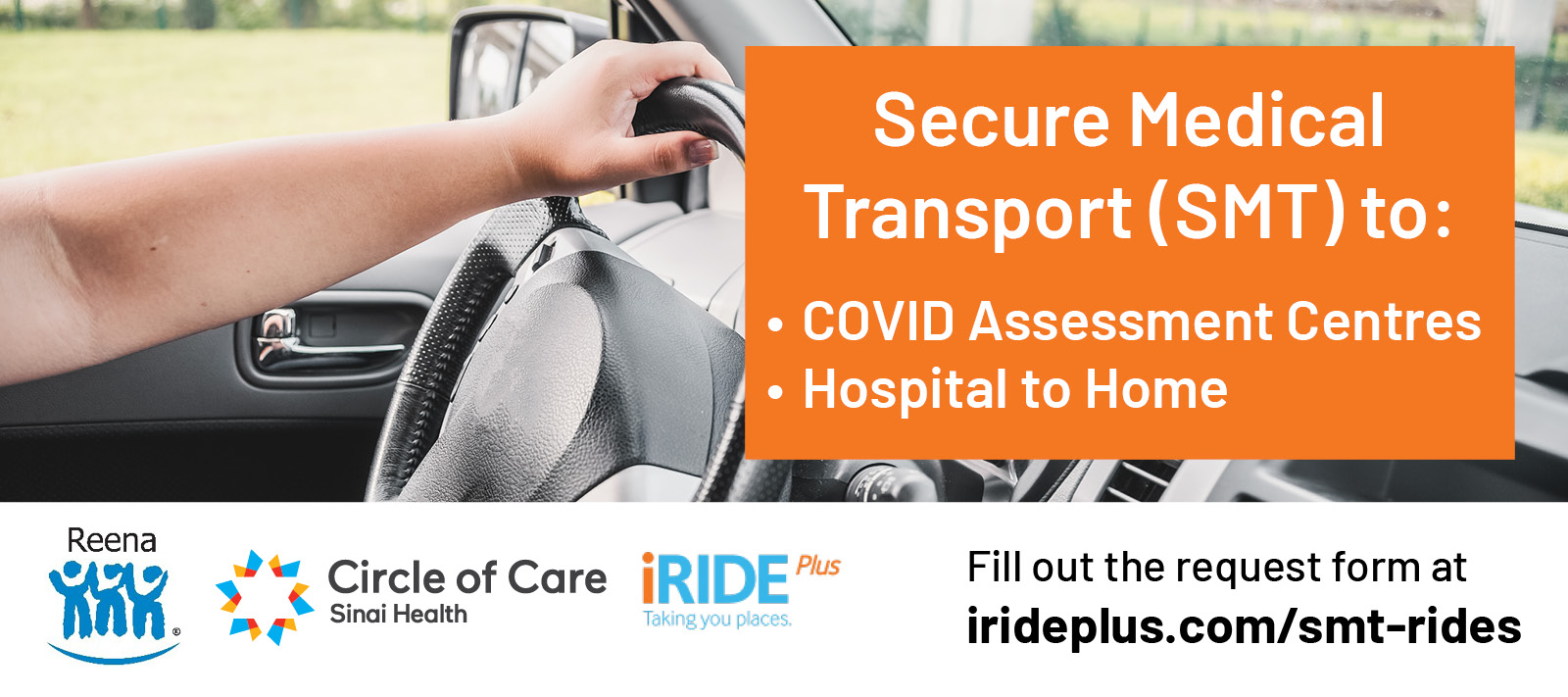 Secure Medical Transport (SMT) to COVID Assessment Centres and Hospital to Home